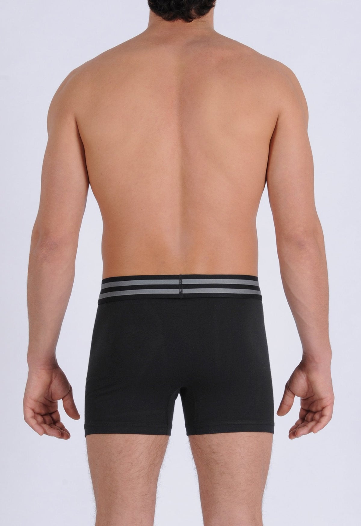 Ginch Gonch Signature Series - Boxer Brief - Black Men's underwear boxer brief trunk printed waistband back